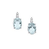 Orecchini Comete Donna in Oro bianco Acquamarina 1.4 Ct ORQ231 - ORQ231